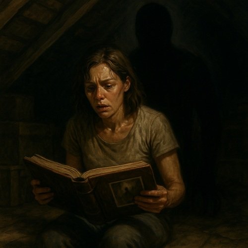 Horrorgeschichten Fotoalbum auf Dachboden
