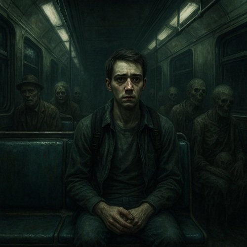 Horrorgeschichten Mann in U-Bahn