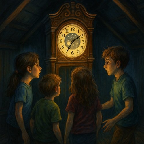 Gruselgeschichten für Kinder: Uhr auf Dachboden