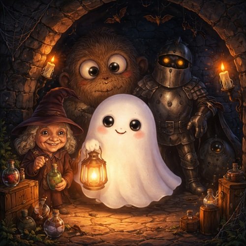 Gruselgeschichten für Kinder: Gespenst Fitzi im Schloss