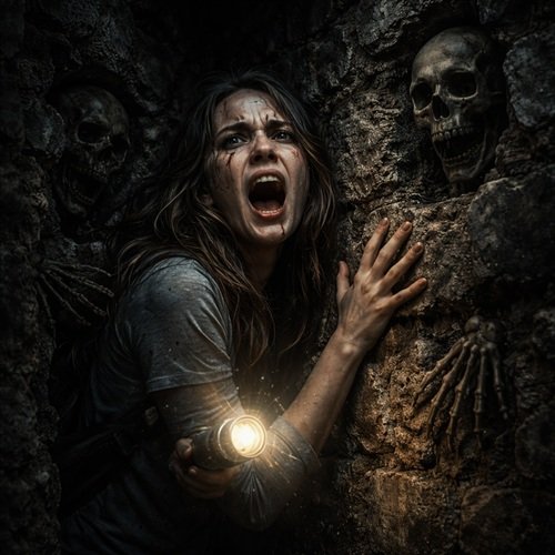 Horrorgeschichten Studentin und Skelette